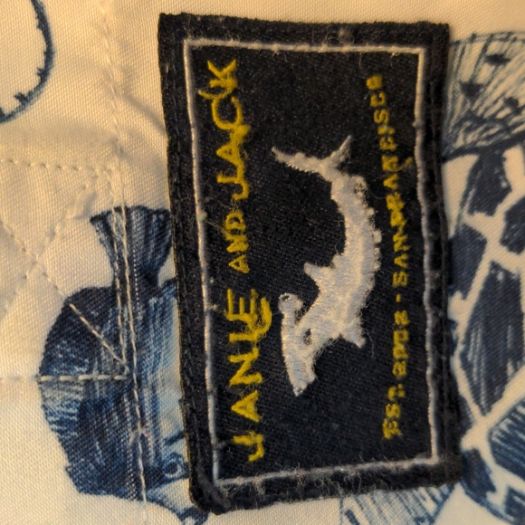 Janie & Jack Boy's Size 4 Lined Marine Life Swim Trunks - Picture 8 of 13